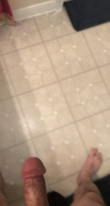 Balls Bathroom Cock Cum Cumshot Gay Masturbating OnlyFans Quickie gif