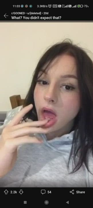 Cum Swallow Cute Sissy Solo gif