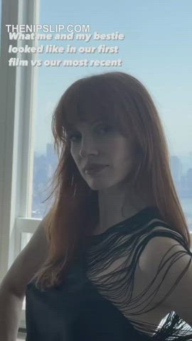 jessica chastain redhead sexy gif