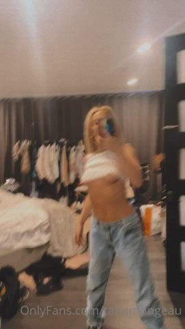 mirror onlyfans shaking tits gif