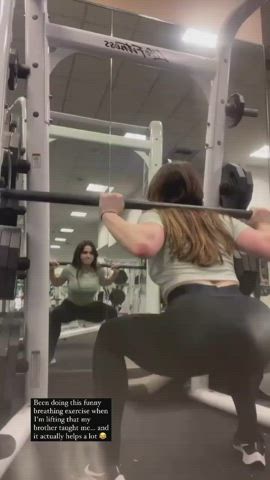 Ass Spandex Workout gif