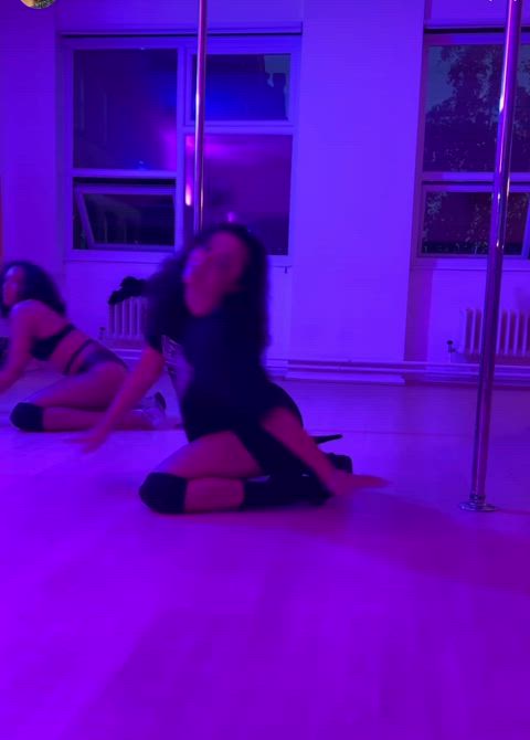 ass pole dance slut gif