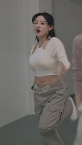 asian big tits solo gif