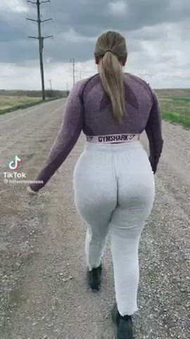 big ass pawg thick thighs tight ass gif