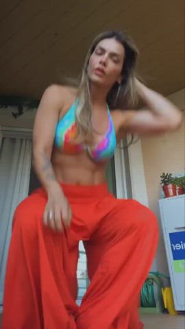 big ass brazilian celebrity cleavage milf tease gif