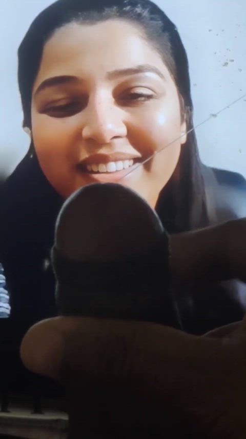 Cumshot tribute to Smriti