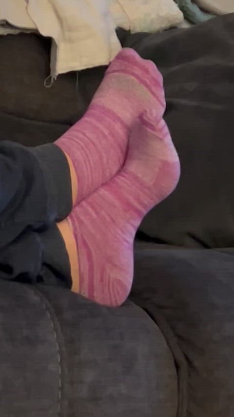 foot fetish socks wife gif