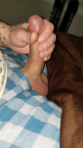 Big Dick Cock Male Masturbation Masturbating Tattoo gif