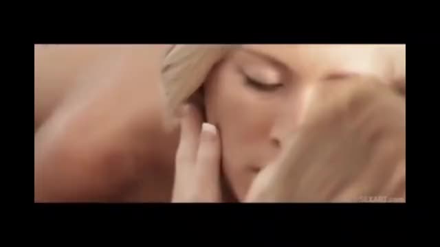 Hot lesbian kissing passion
