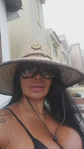 big tits latina milf gif