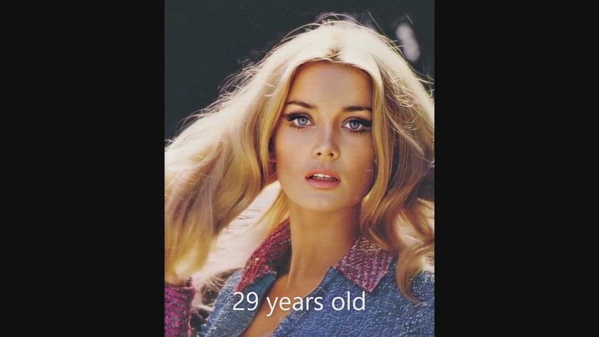 Gorgeous French Vintage sexpot Barbara Bouchet, with an old guy 19 years older than