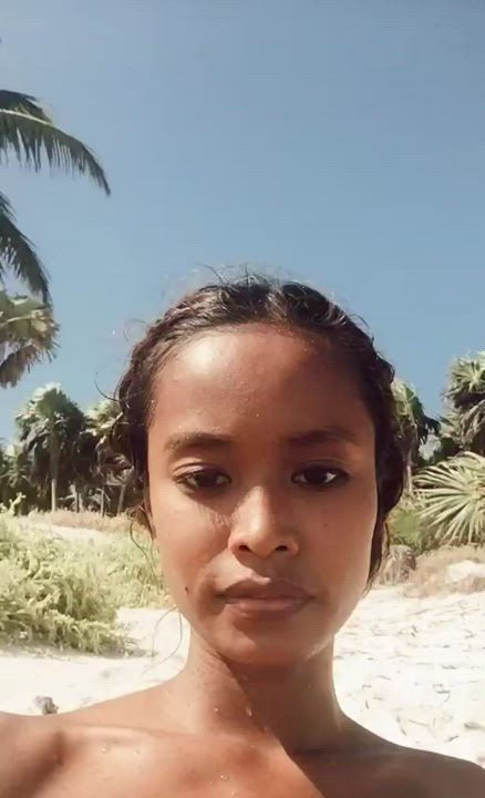 Ass Beach Topless gif