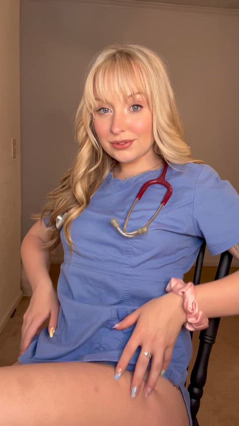 Say yes if you want to get dominated by a nurse like me