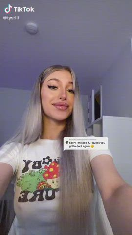 Ahegao TikTok Tongue Fetish gif