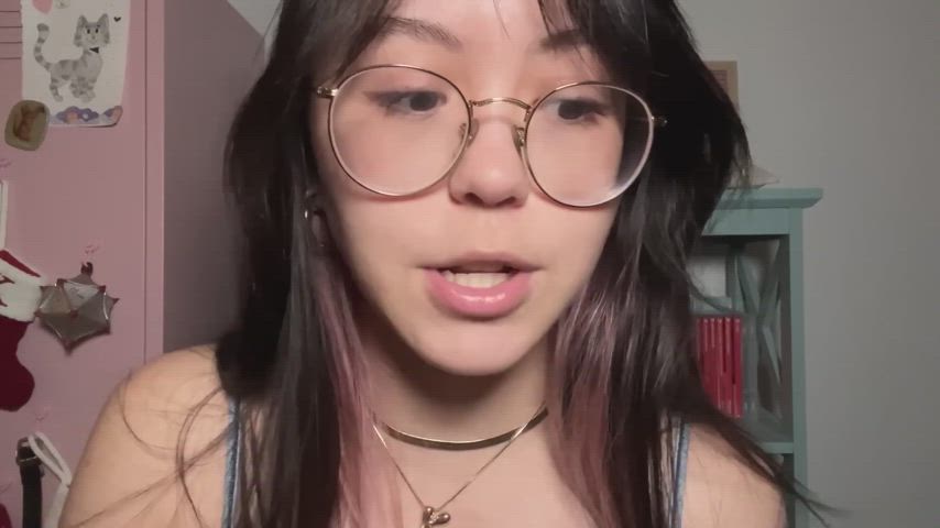 asmr asian close up glasses lips sexy sexy voice tongue gif