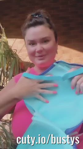 bbw big tits bra busty chubby huge tits ukrainian gif