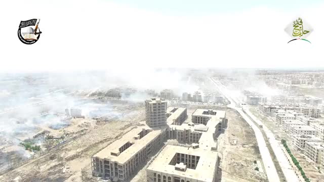 FSA "Hell Cannon" almost hits their own drone while filming a tunnel bomb