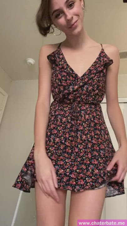 Stripping Out Of My Favorite Sundress Before Sweater