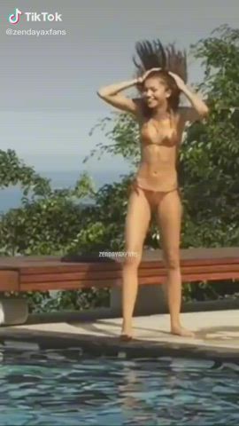 Bikini Ebony Skinny gif