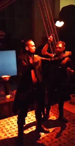 bdsm leather male dom gif