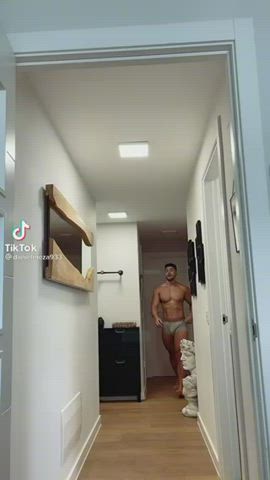 Big Dick Bodybuilder TikTok Underwear gif