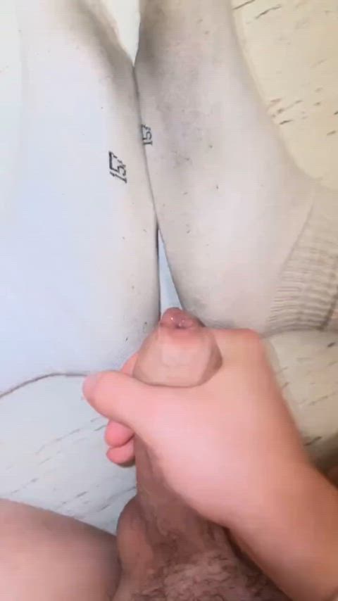 cum cumshot gay socks twink dirty gif