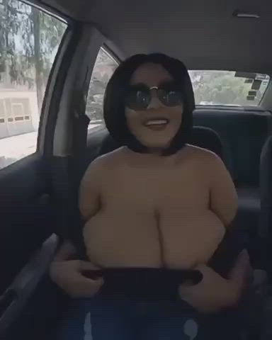 big tits brunette curvy gif