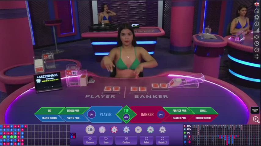 Sexy Live Bikini Dealers | Baccarat