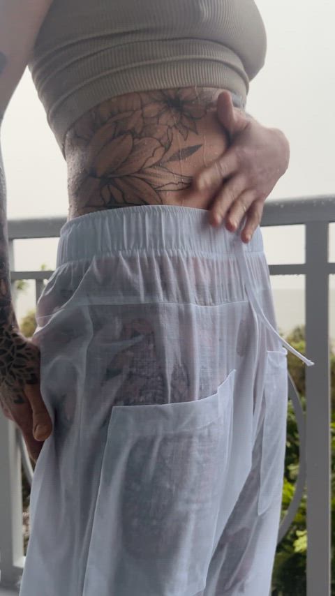 cold erect nipples pokies tattoo tattooed wet gif
