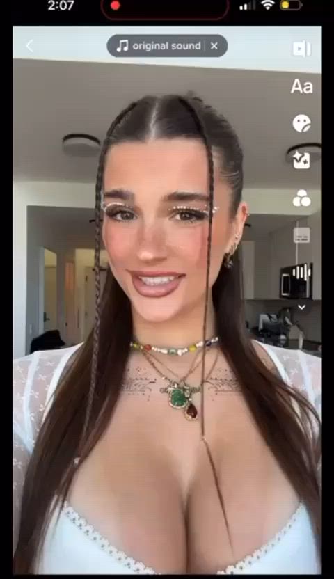 big tits busty tiktok gif