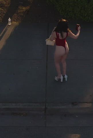 amateur ass big tits candid gif