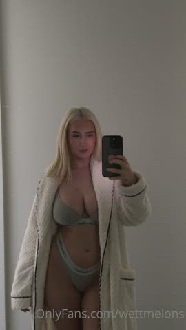 big tits blonde huge tits gif