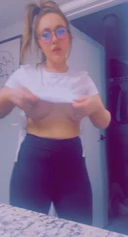 I love watching them jiggle