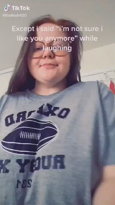 Accidental Nipslip TikTok gif