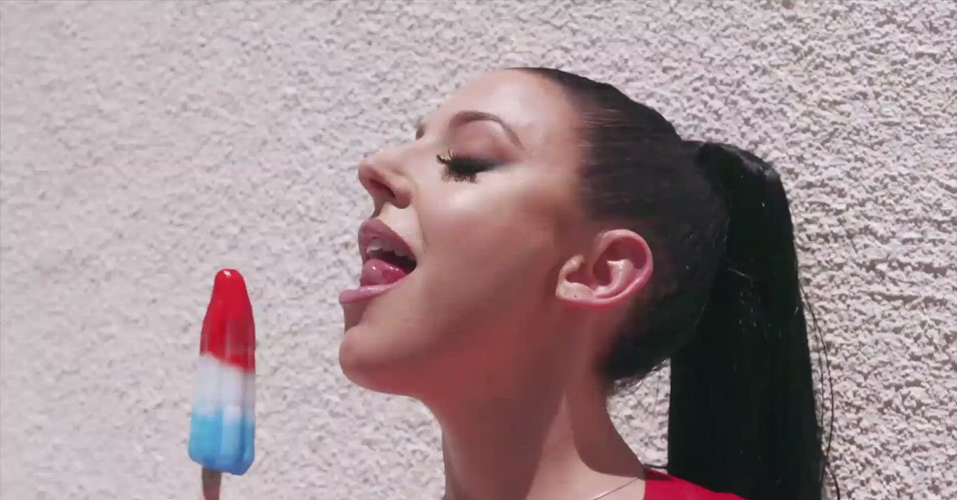 Angela White vs ice cream