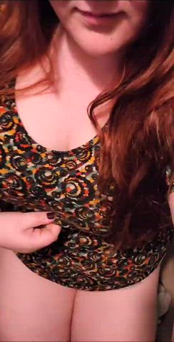 bbw big tits cute homemade tits gif