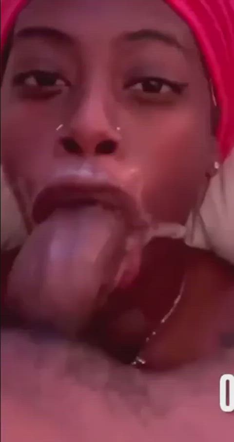 Ebony Face Fuck Sloppy