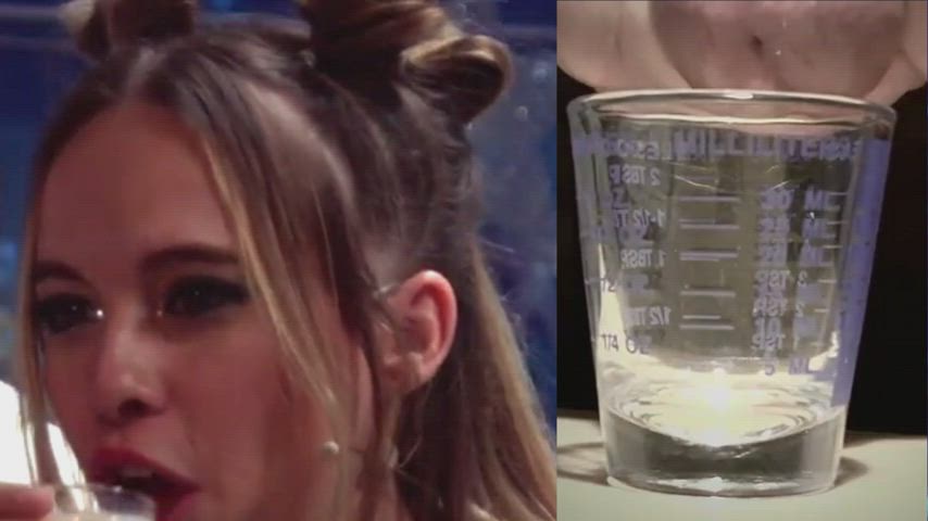 cum cumshot glasses spanish split screen porn gif