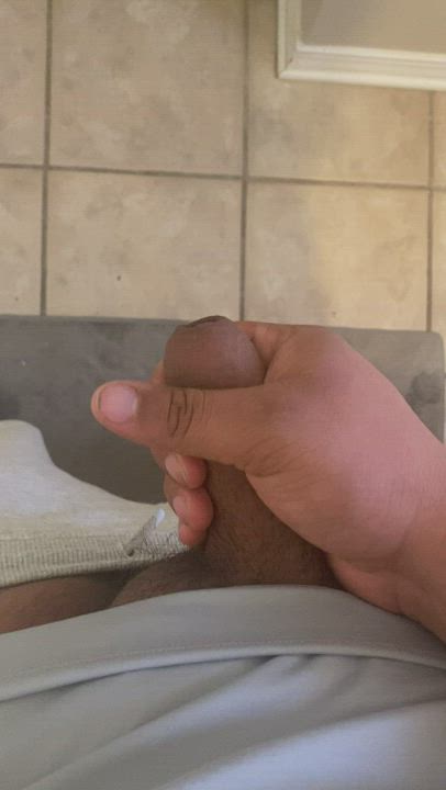 Cum Little Dick Male Masturbation gif