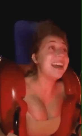 boobs bouncing tits riding gif