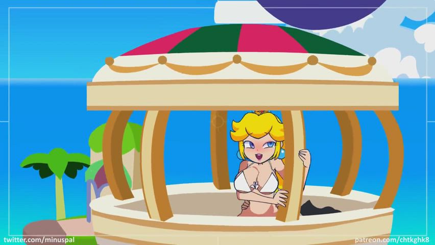 Princess peach enjoying her holiday (minus8)