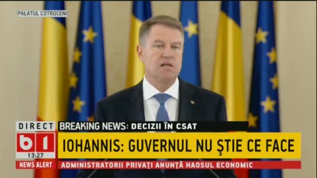 Iohannis: Lăcomia PSD-iștilor va da peste cap economia. N-au bani. Inventează