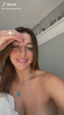 ass big tits brunette tiktok gif