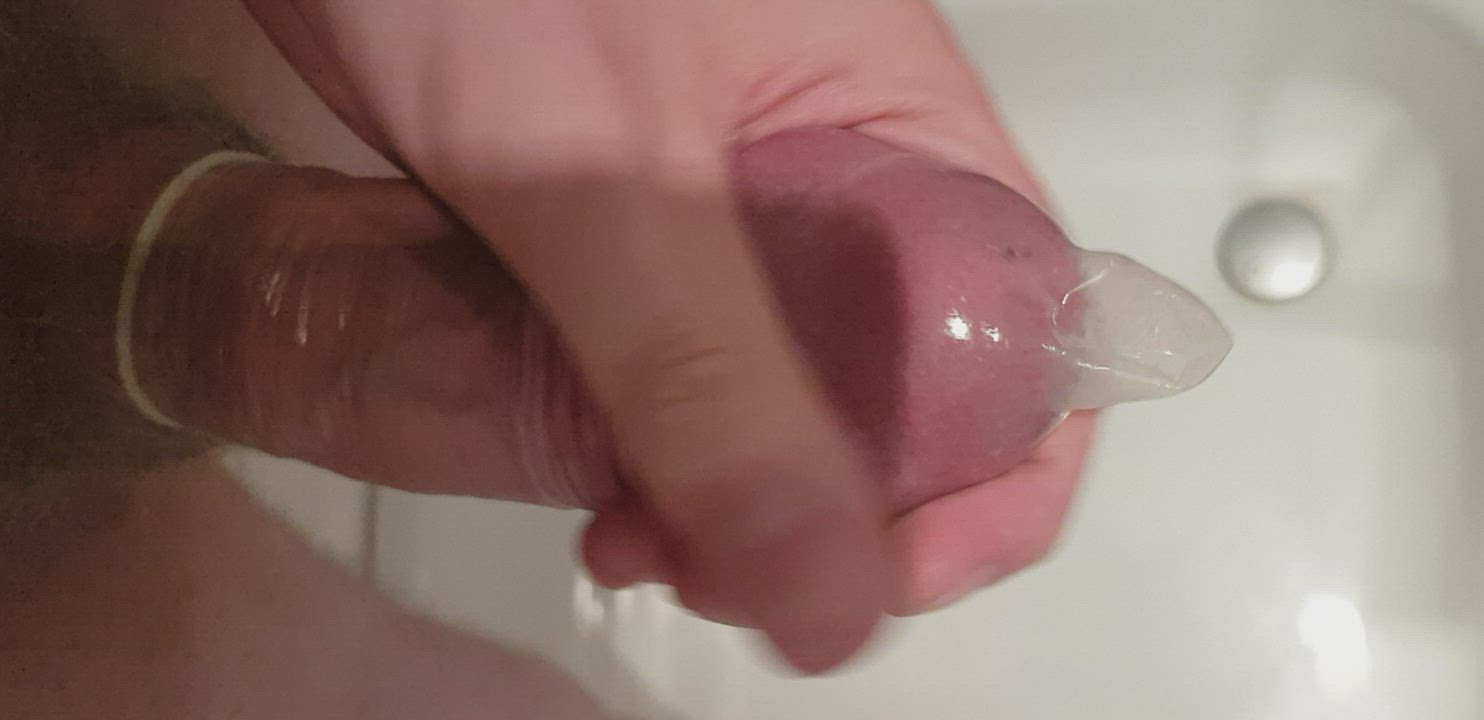 Someone suggested I should cum in a condom