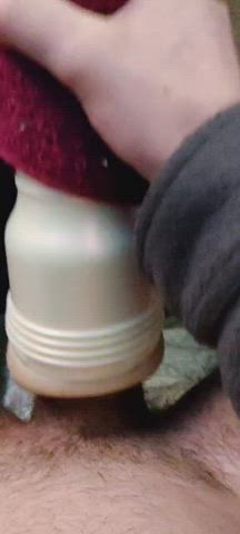 Cock Fleshlight Masturbating gif