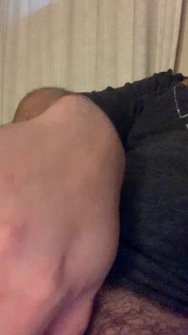 Slowly stroking my cock, moans, dirty talk, and showing you just how I like it.