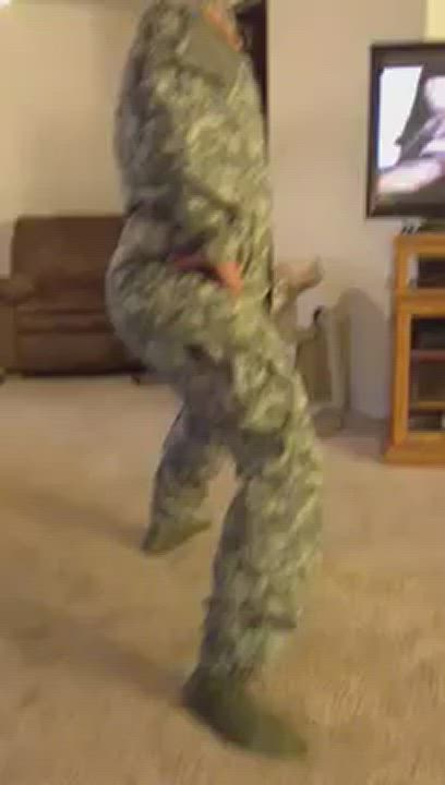 Booty Military Twerking gif