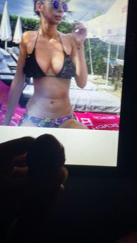 cum cum on tits cumshot tribbing tribute r/tributeme gif