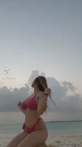 big tits teen tiktok gif