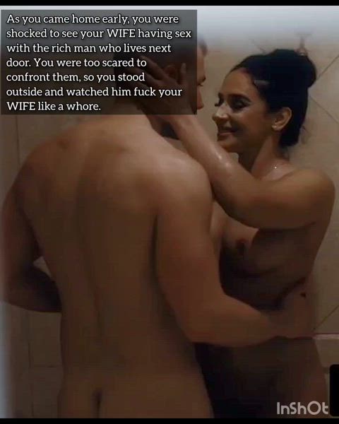 Good thing she found a real man to fuck her